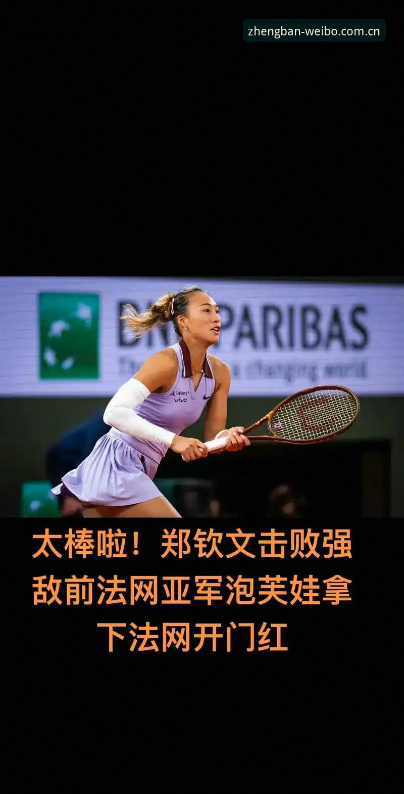 郑钦文法网保分压力vs王欣瑜种子突围：伟博体育官方带你深度解读2026女单签表